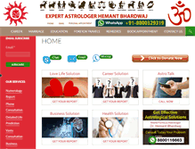 Tablet Screenshot of hemantbhardwaj.com